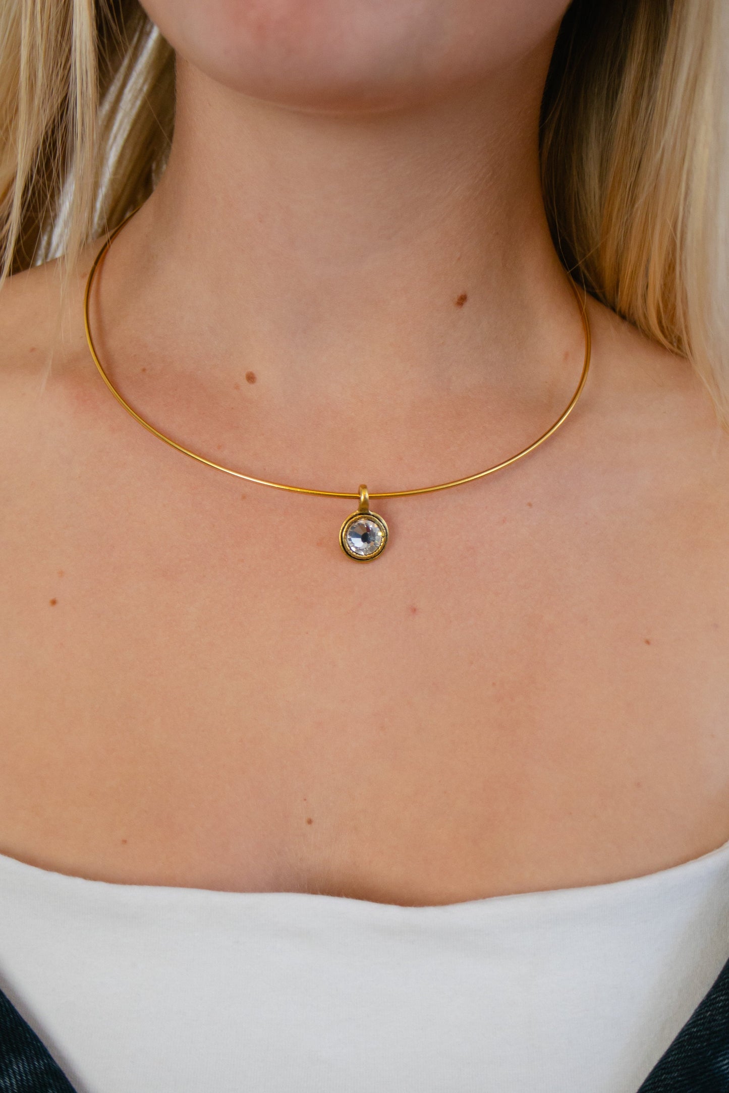 The Bezel Collar Necklace