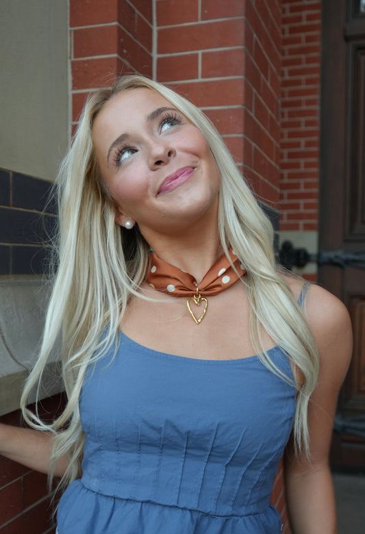 The Mocha Dot Scarf