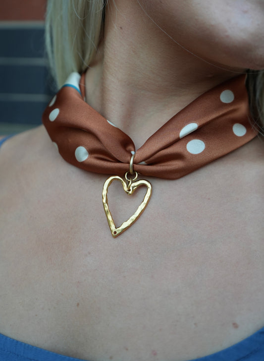 The Mocha Dot Scarf